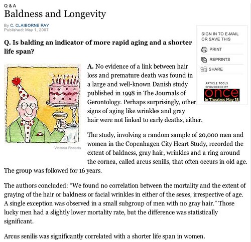 Baldness and Longevity by Mnemonix