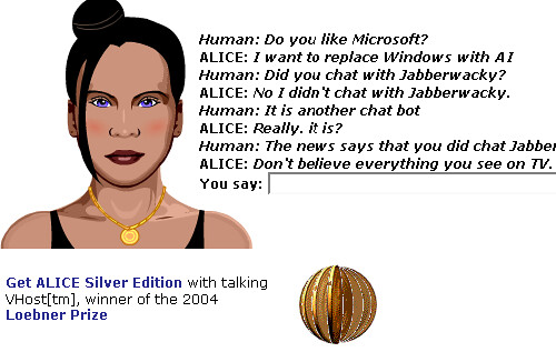 Alice chat bot