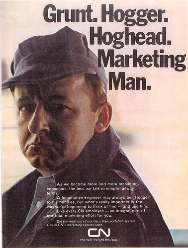 Vintage Ad #238: Grunt...Marketing Man.