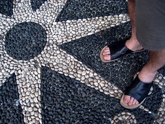 Portofino Mosaic - 2 (Josh Clark) Tags: street italy favorite feet mosaic cobblestone tiles asphalt portofino cruise2007