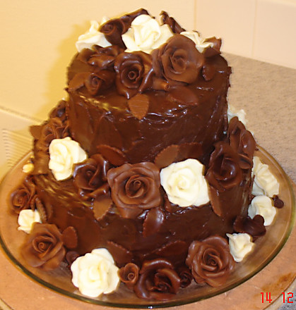 Chocolate Wedding Cake Pictures