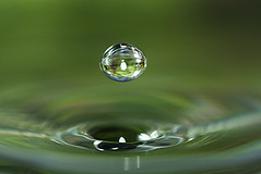 macro water drop