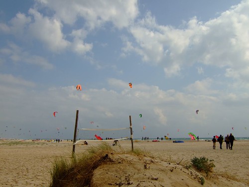 Kites on Tarifa's beach