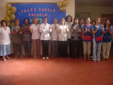 Cuerpo de Docentes Nivel Primario, Pre-escolar y Personal del Limpieza y de Cocina.