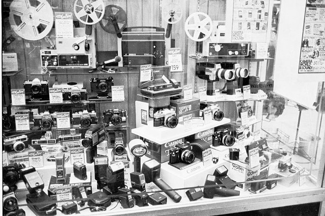 1977 NYC Camera Store Window 1