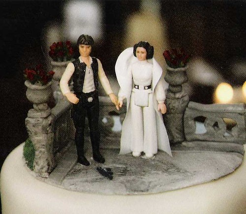 Star Wars Wedding Cake Toppers. Star Wars wedding cake- Han
