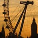 London Eye & Big Ben at sunset