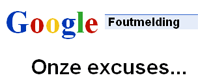 google-foutmelding
