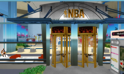 NBA shop in Second Life