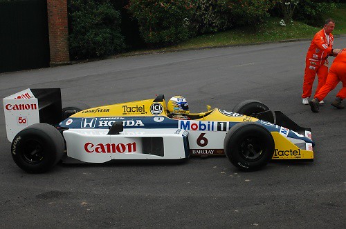 f1 car racing. Williams Honda FW11 F1 racing