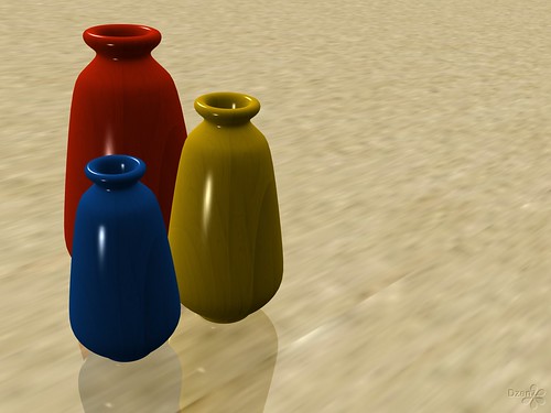 Vases - Primary Colours