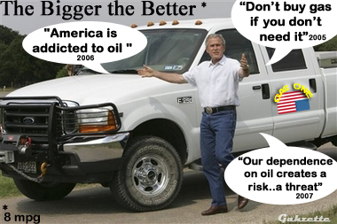 Bush  the Lying Gasbag