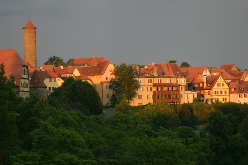 Sunset at Rothenburg ob der Tauber