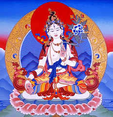 Boeddhistische afbeelding van 'God'