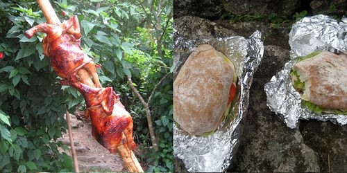 Chicken and Sandwiches at Balinsasayao