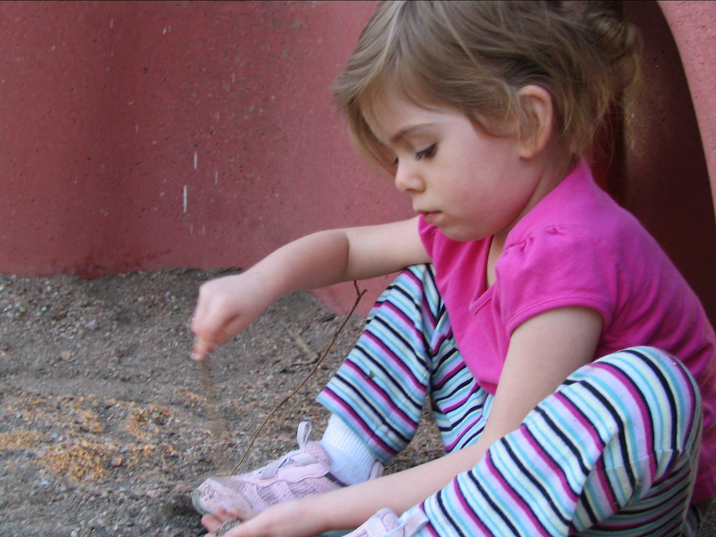 Livia at the playground