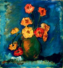 pot with flowers/ulcica cu flori