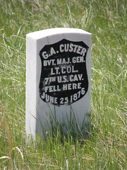 CusterÂ´s Grave at Little Bighorn