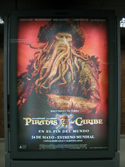 Davy Jones on Pirates 3 poster