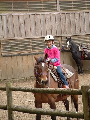 Lexi at horse camp