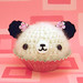 Amigurumi Cherry Blossom Panda Cupcake Bear