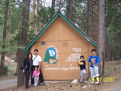 Family picture, Camp Wawona, Yosemite
