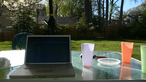 Backyard Laptop