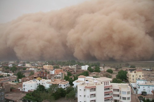 Haboob over the Nile, Khartoum, Sudan by norfolkabroad.