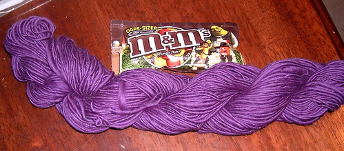 Purple Merino Skeined