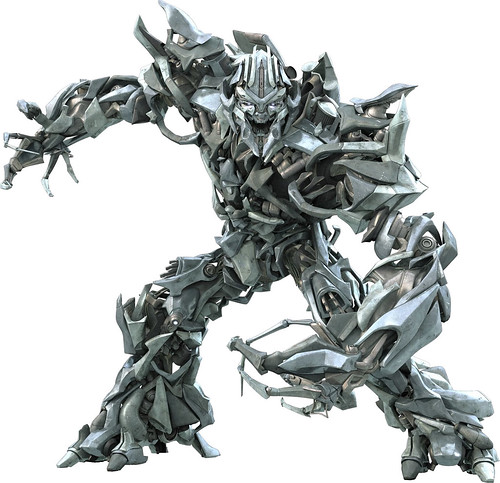 Megatron head en  Transformers la pelicula