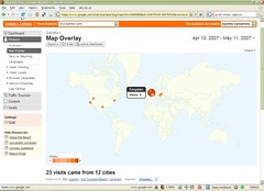 Google Analytics MapOverlay