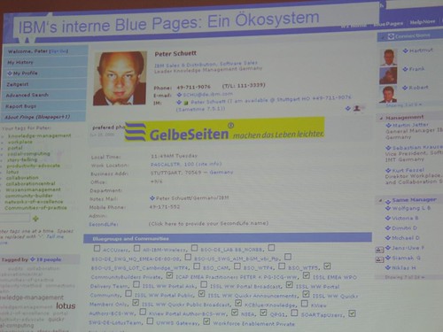 IBMs Gelbe (Blaue) Seiten: Peter Schütt
