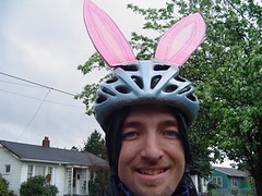 Bunny on a Bike Ride