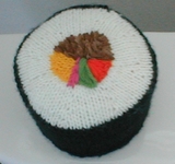 knit sushi tp roll cozy