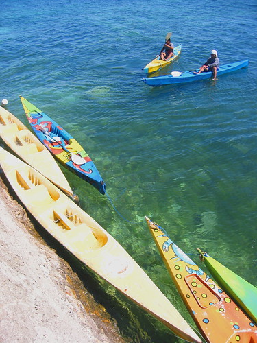 kayaks, Punta Engaño, Mactan, Cebu