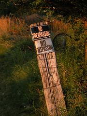 No Trespassing!