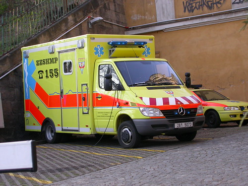 Prague Mercedes Ambulance