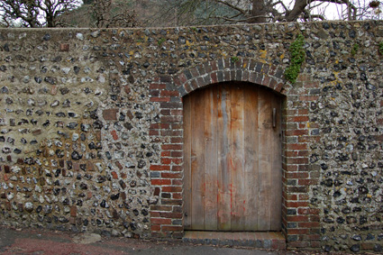 Lewes Castle Lane doorway