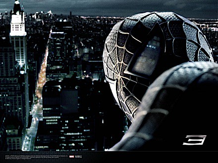 spiderman 3 logo. Spiderman 3 : view from afar