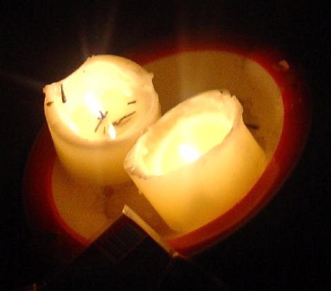 Blackout candles