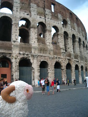 In front of the Collosseum - Rome, Italy - 9 August 2006
