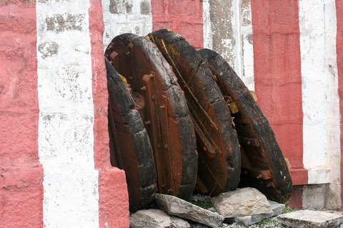 Chariot wheels, Gopalaswamy Temple