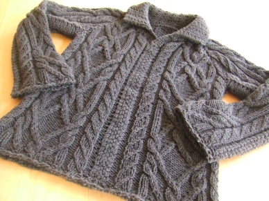 Cable Sweater for Liam