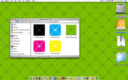 desktop wallpaper tiles. CMYK Desktop Wallpaper Tiles