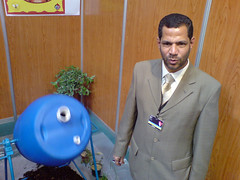 Ebrahim Isa and his composter
