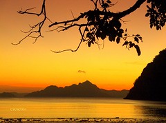 Sunset in Brgy. Corong Corong,  El Nido, Palawan Philippines by chona_p