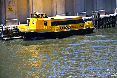 Chicago River Taxi is Yellow