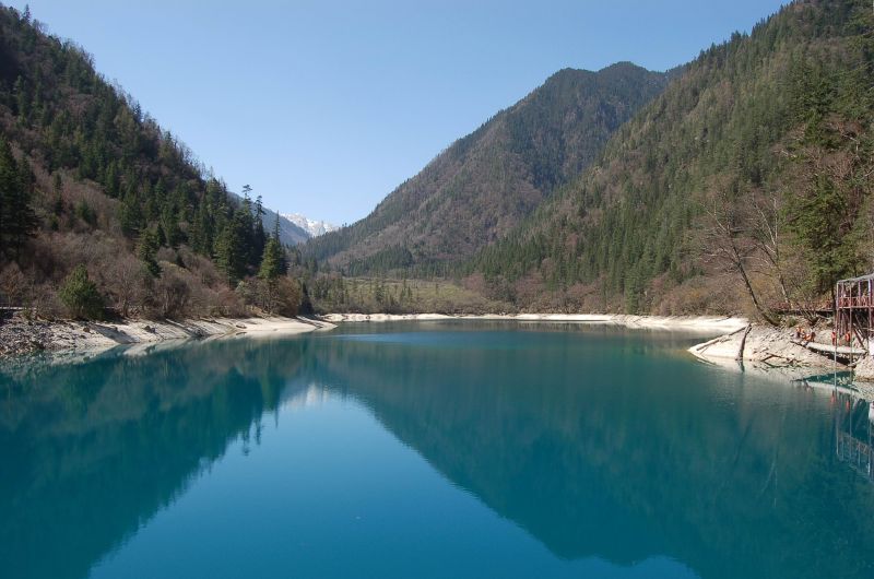 Panda Lake, Jiuzhaigou, Sichuan, China