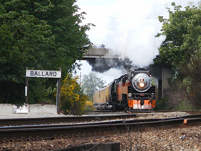 4449 & 844 at Ballard Station