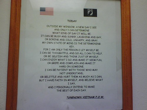 Poem on bathroom wall in Arlington OR